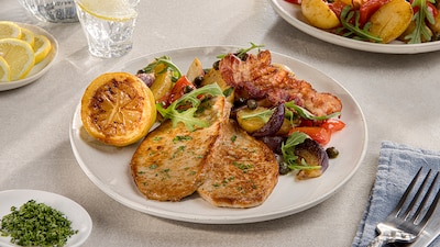Kräuterschnitzel