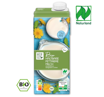 NATURGUT Bio fettarme H-Milch