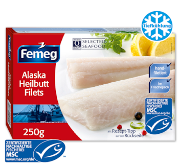 FEMAG Alaska Heilbutt Filets oder Backfischfilets*