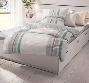 HOME IDEAS LIVING Seersucker-Bettwäsche-Garnitur*