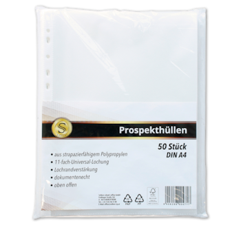 Prospekthüllen DIN A4*