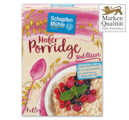 SCHAPFEN MÜHLE Hafer Porridge*