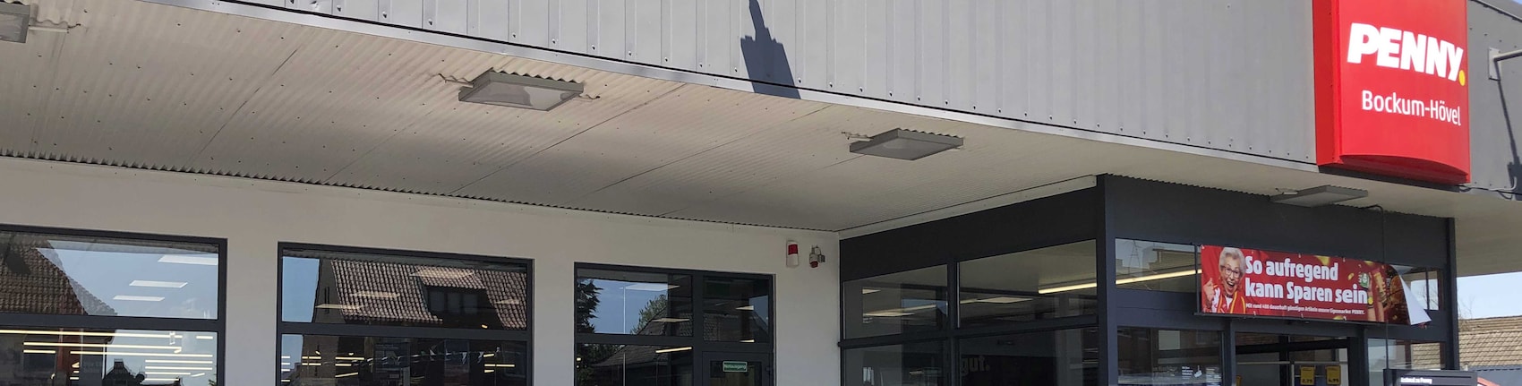 Sie sehen den Eingang vom Penny Markt in Hamm - Bockum-Hövel, Horster Strasse 24