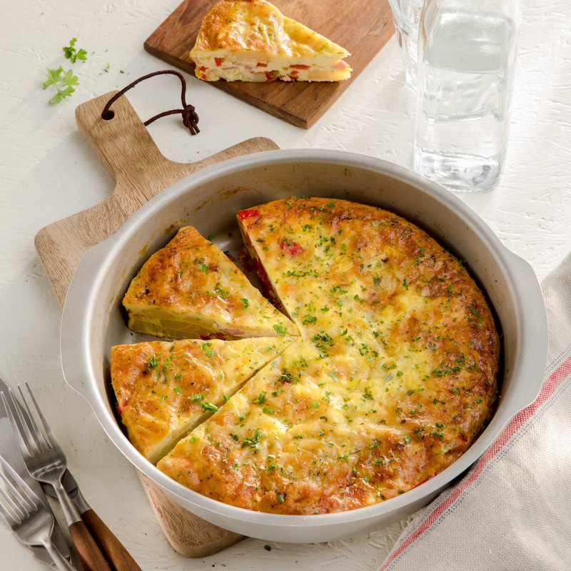 Auf diesem Bild siehst du unsere Ofentortilla.