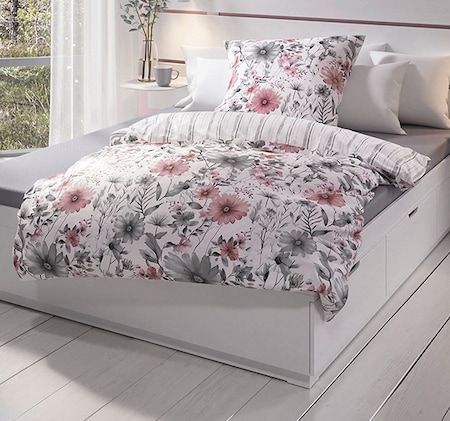 HOME IDEAS Living Renforcé-Wendebettwäsche-Garnitur 10.99