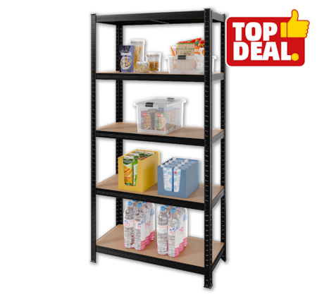 PURE WORK Schwerlastregal BLACK EDITION 17.99