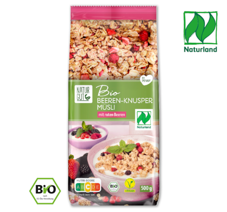 NATURGUT Bio Beeren-Knuspermüsli