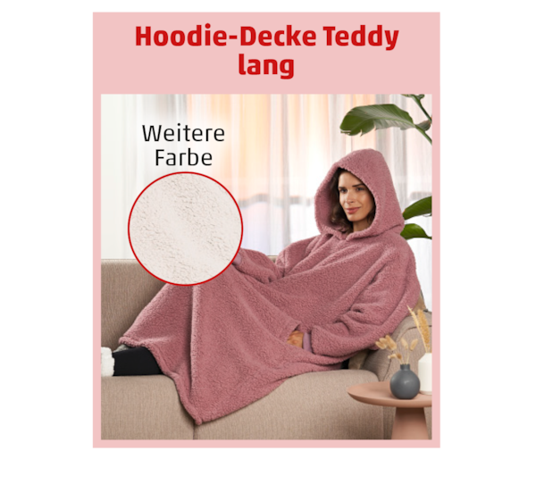 HOME IDEAS Living Hoodie-Decke 12.99