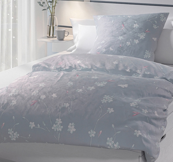 HOME IDEAS Living Velours-Bettwäsche-Garnitur 12.99