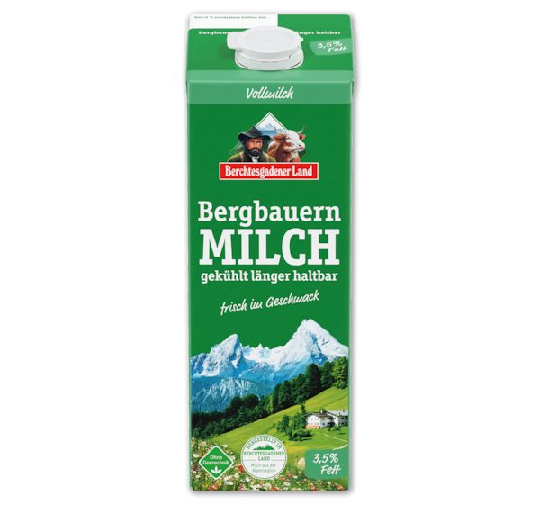 BERCHTESGADENER LAND Frische Bergbauern Milch 1.11