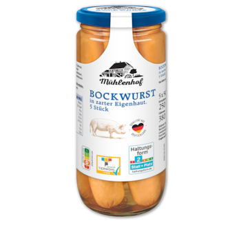MÜHLENHOF Bockwurst in Eigenhaut 1.99