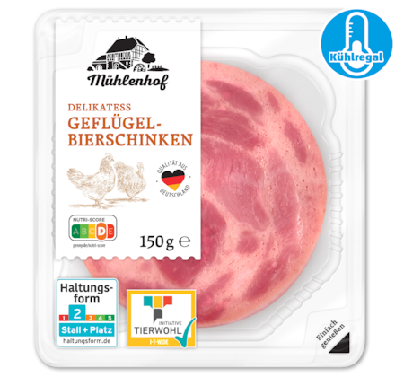 MÜHLENHOF Delikatess  Geflügelbierschinken