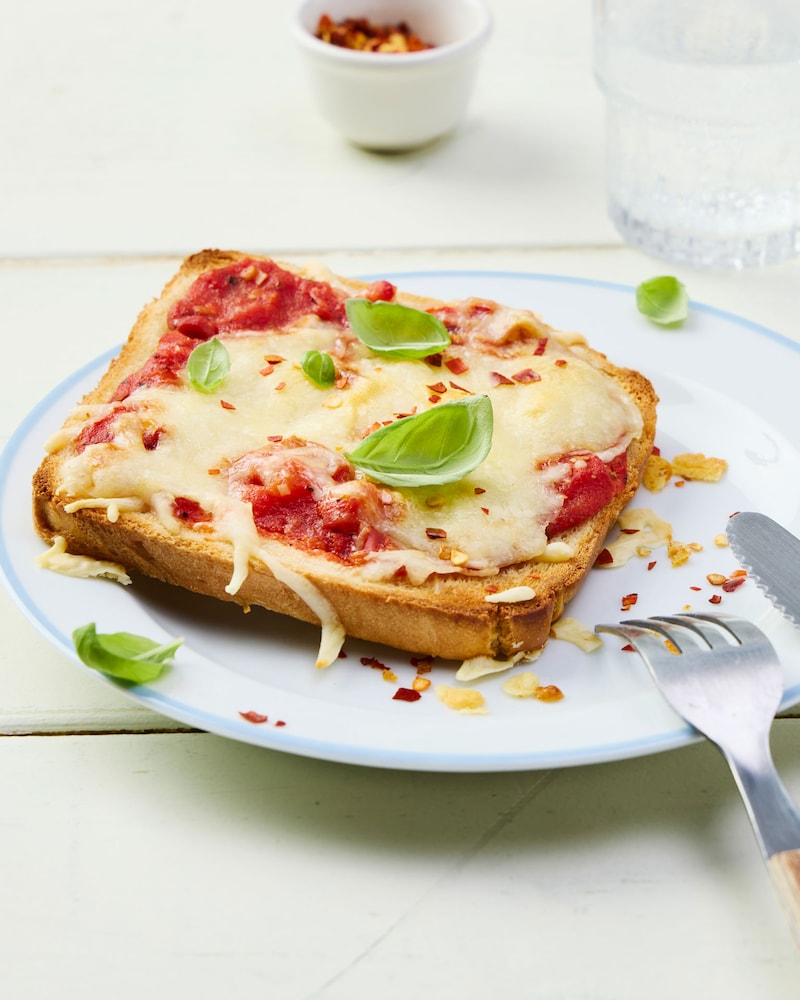 Dieses Bild zeigt das angerichtete Toast.