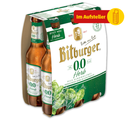 BITBURGER Pils alkoholfrei*