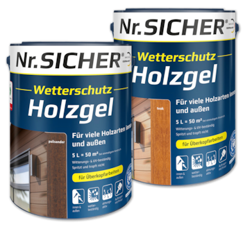 NR. SICHER Wetterschutz-Holzgel*