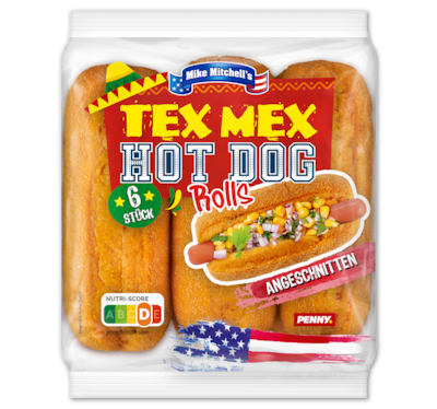 MIKE MITCHELL’S Tex Mex Hot Dog Rolls*
