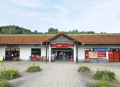Sie sehen den Eingang vom Penny Markt in Ostritz An Den Schrebergaerten 2