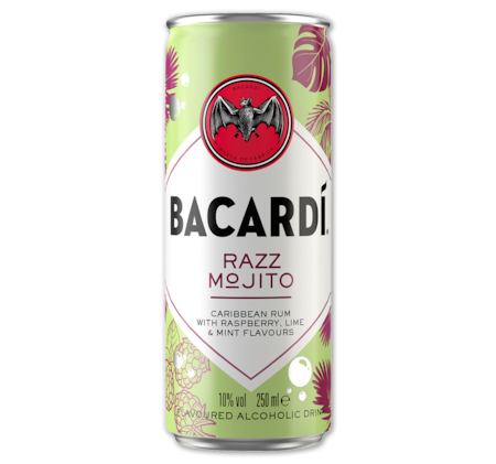 BACARDÍ Razz Mojito oder BOMBAY SAPPHIRE Gin Tonic*