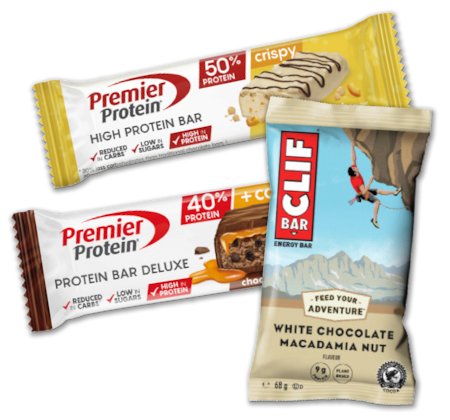 Premier Protein und Clif