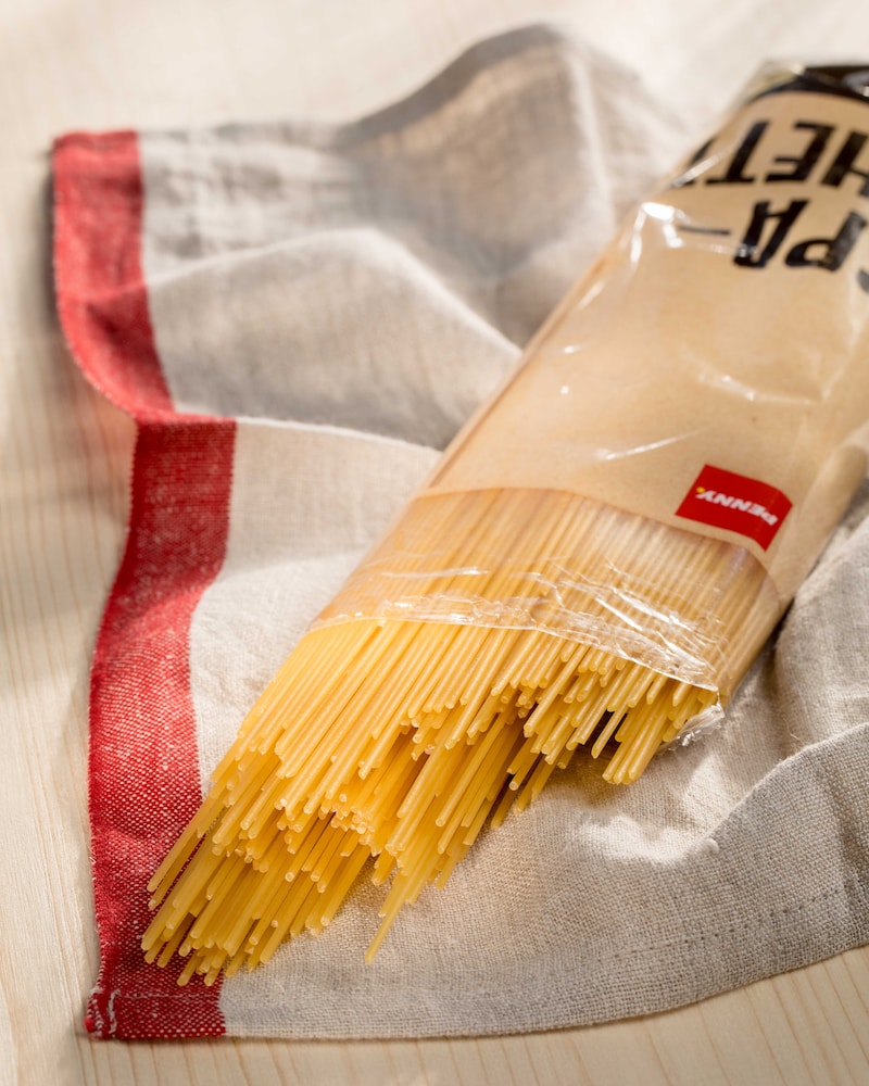 Auf diesem Bild siehst du Spaghetti.