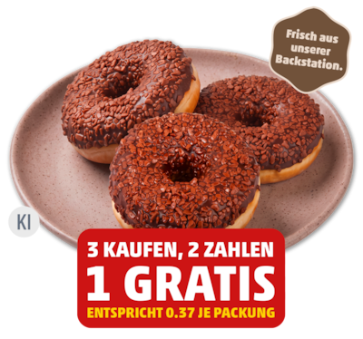 BÄCKERKRÖNUNG Schokodonut*