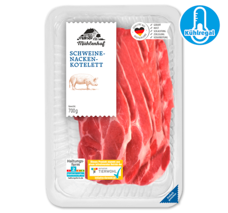 MÜHLENHOF Frisches Schweine-Nackenkotelett