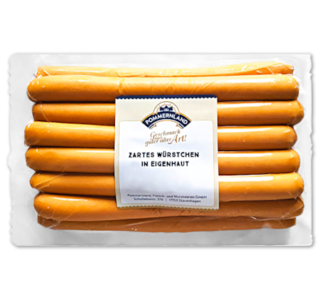 POMMERNLAND Zarte Würstchen in Eigenhaut
