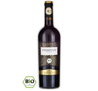 Italien BASTIONI DELLA ROCCA Bio-Primitivo Puglia IGT