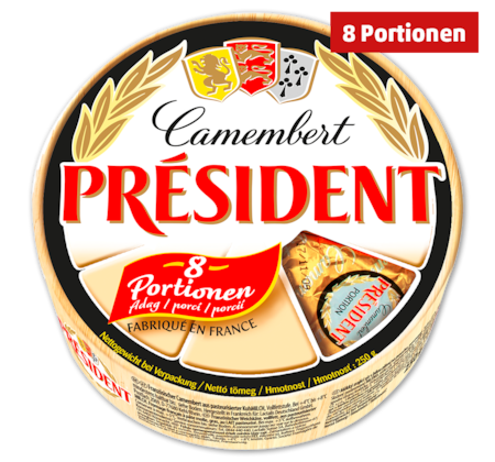 PRÉSIDENT Camembert*
