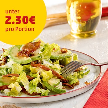 Auf diesem Bild siehst du unsere Avocadosalat.