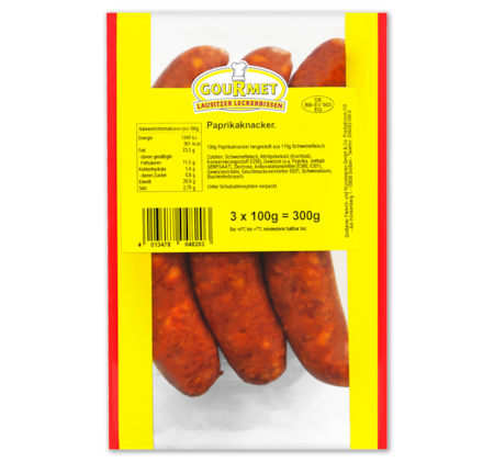 GOURMET Paprikaknacker*