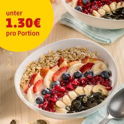 Auf diesem Bild siehst du die fertige Joghurt-Bowl.