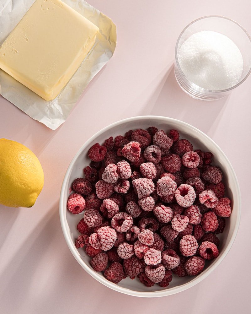 Dieses Bild zeigt die Himbeeren.