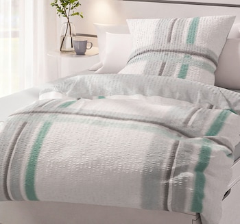 HOME IDEAS Living Seersucker-Bettwäsche-Garnitur*