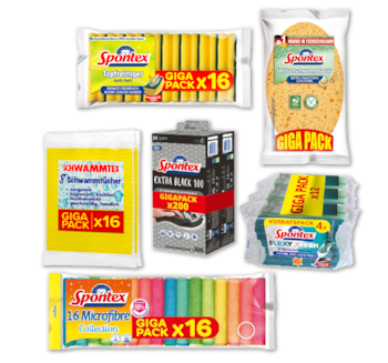 SPONTEX Reinigungshelfer im Giga-Pack*