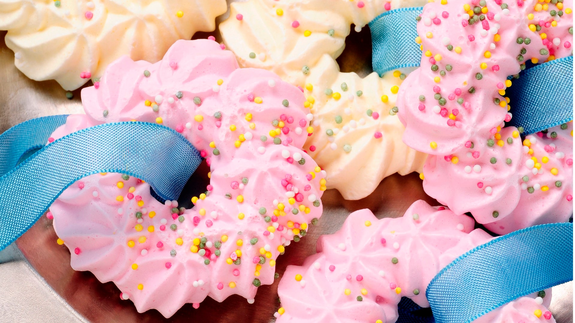 Baiser Kringel zum aufhängen an Baum