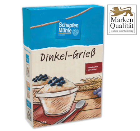 SCHAPFEN MÜHLE Dinkel-Grieß*