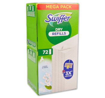 SWIFFER Trockene Bodenwischtücher CLEAN & FRESH* 