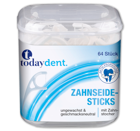 TODAY DENT Zahnseidesticks Box