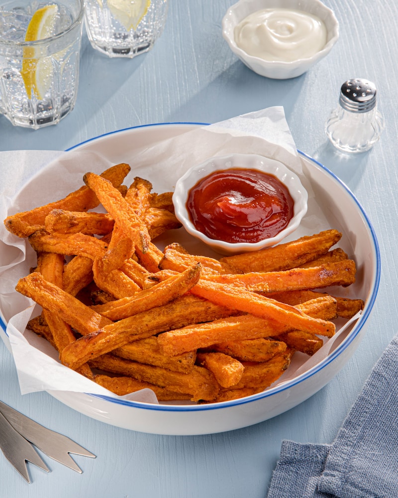 Dieses Bild zeigt die fertigen Pommes.