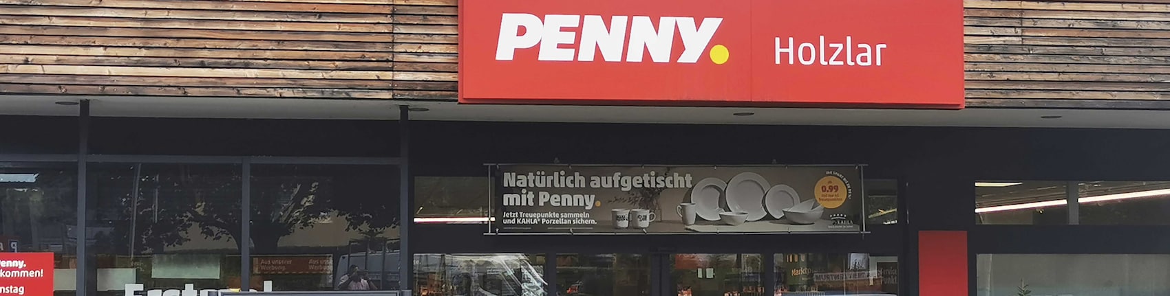 Sie sehen den Eingang vom Penny Markt in Bonn Espeler Wiese 1, 3