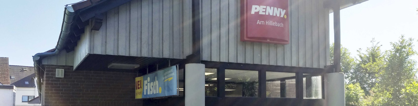 Sie sehen den Eingang vom Penny Markt in Doerentrup, Hamelner Str. 1