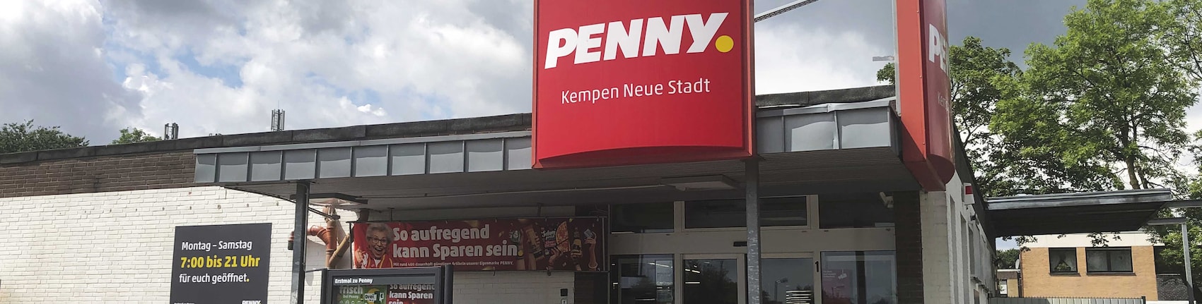 sie sehen den Eingang vom Penny Markt Kempen - Neue Stadt Stresemannstr. 1