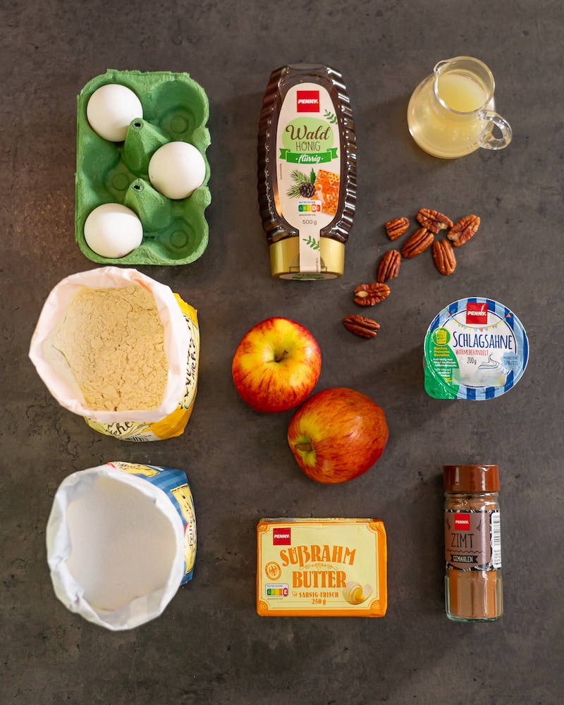 Apfel-Galettes mit Waldhonig