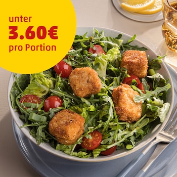 Gemischter Salat mit Knusper-Feta