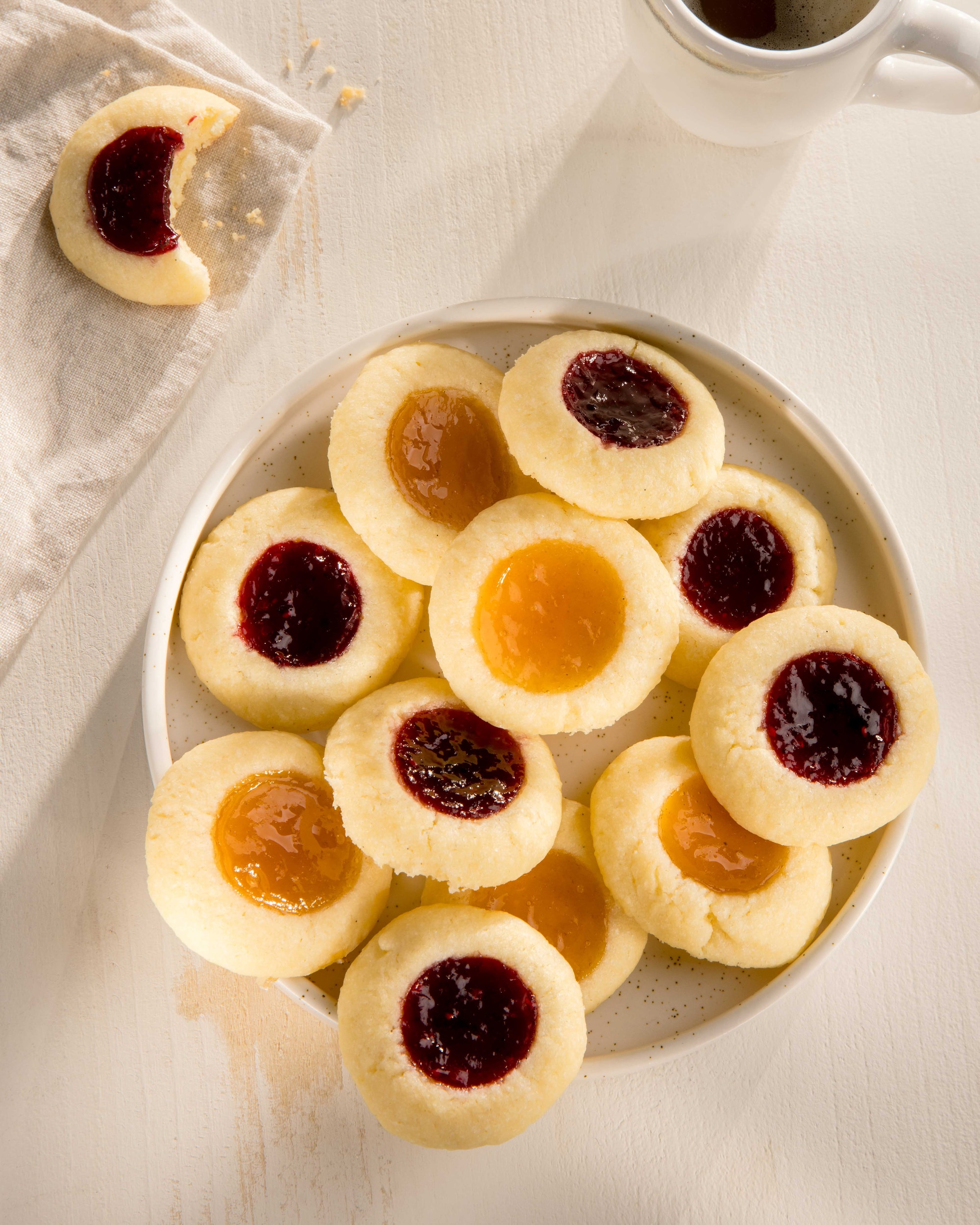 Das Bild zeigt unsere Mürbeteig-Augen.