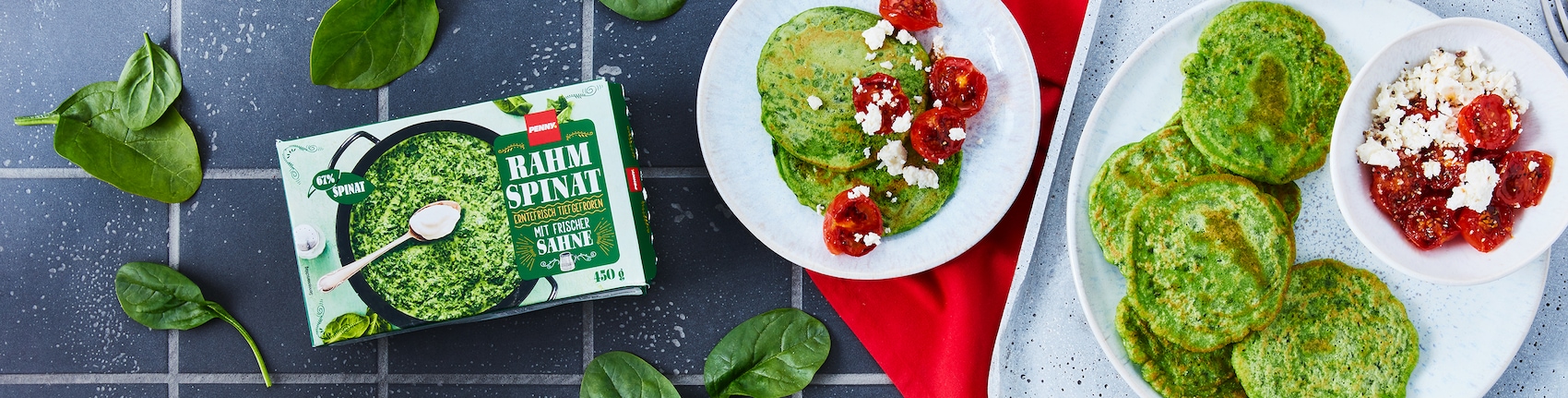 Spinat Pancakes
