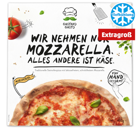 GUSTAVO GUSTO Pizza Margherita 3.49