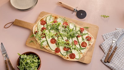 Vegetarischer Flammkuchen 