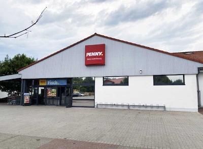 Sie sehen den Eingang vom Penny Markt in Berg (Pfalz), Muehlacker 2